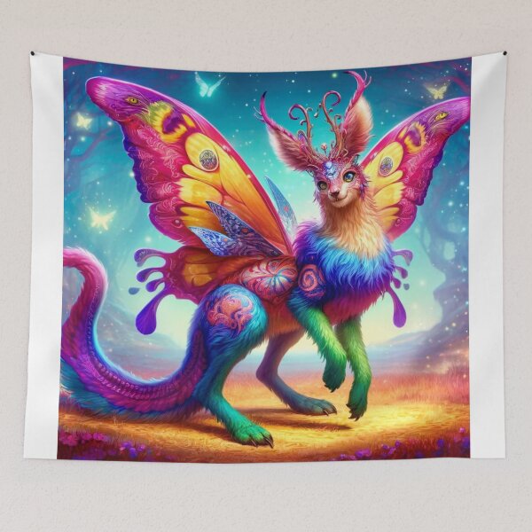 Item preview, Alebrije Canguro Mariposa designed and sold by MexArtAI-shop.