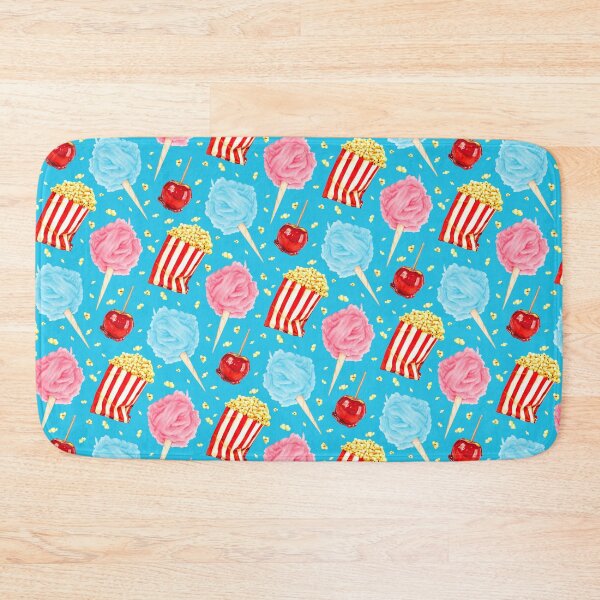 Item preview, Carnival Snacks Pattern - Blue designed and sold by Kelly  Gilleran.