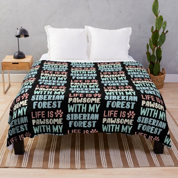 Item preview, Life Is Pawsome With My Siberian Forest designed and sold by TheAnimalZ00.
