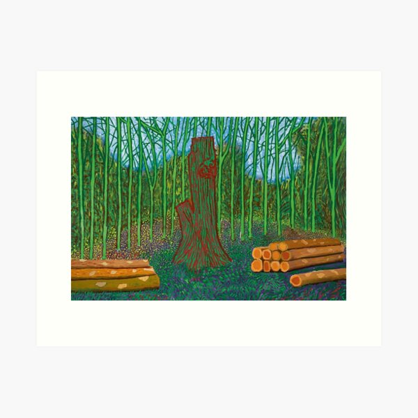 Aperçu de l'œuvre David Hockney Art - Penebangan Pohon Sembarangan créée et vendue par DorisFinkbeiner.
