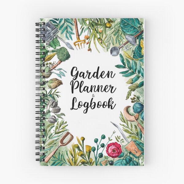 Item preview, Garden Fresh Green Logbook Planner designed and sold by TK Art1989.