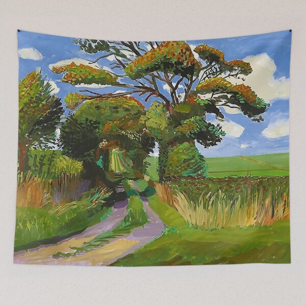 Item preview, David Hockney Art - Road is Beautiful designed and sold by DorisFinkbeiner.