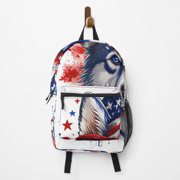 Item preview, Cute Siberian Husky 4th of July American Dog designed and sold by lando218.