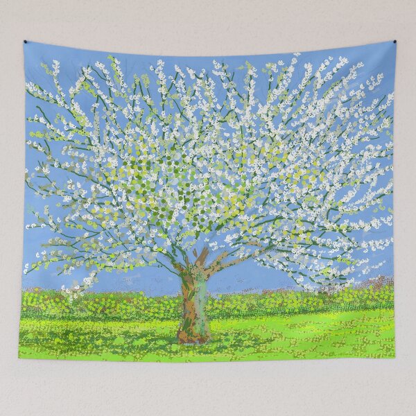 Item preview, David Hockney Art - Beautiful tree designed and sold by DorisFinkbeiner.