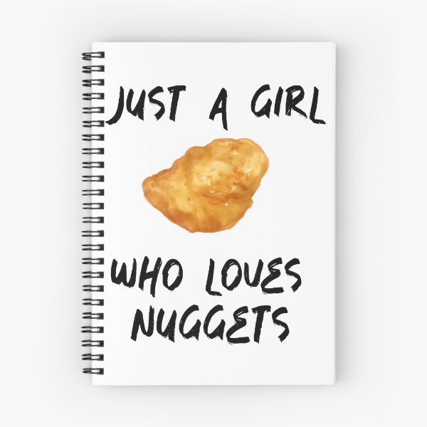 Artikelvorschau, Just a Girl Who Loves Chicken Nuggets entworfen und verkauft von MagicallyManic.