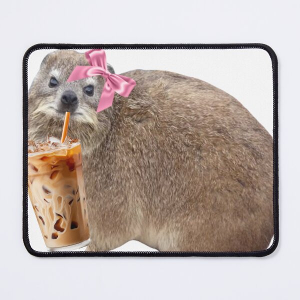 Item preview, Rock hyrax iced coffee  designed and sold by SillyLittleSnek.