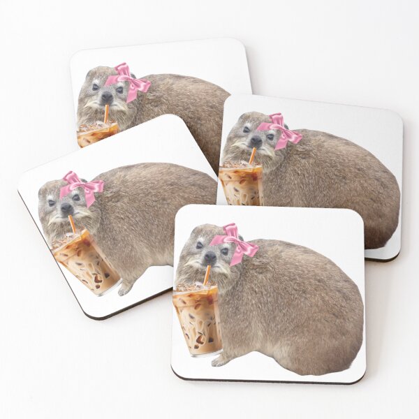 Item preview, Rock hyrax iced coffee  designed and sold by SillyLittleSnek.