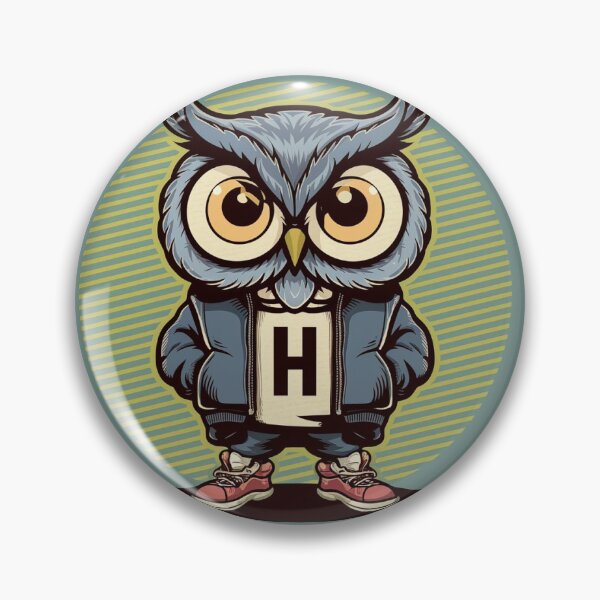 Item preview, owl H word Hip-hop sticker  designed and sold by TK Art1989.