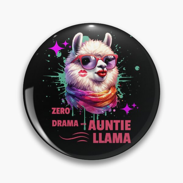 Item preview, Zero Drama with Auntie Llama designed and sold by LuxTeesNThings.