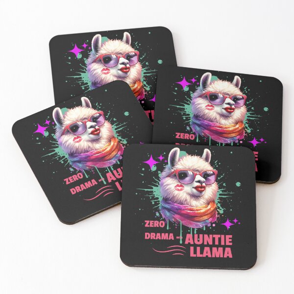 Item preview, Zero Drama with Auntie Llama designed and sold by LuxTeesNThings.
