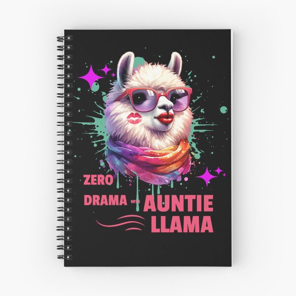 Item preview, Zero Drama with Auntie Llama designed and sold by LuxTeesNThings.
