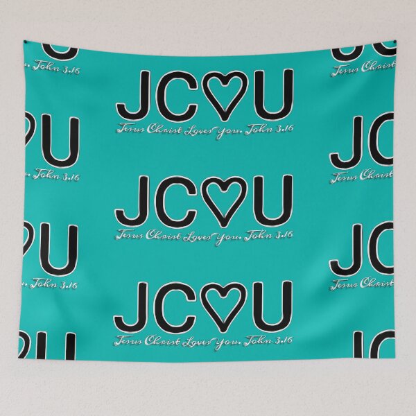 Item preview, JC♡U - Jesus Christ Loves You  designed and sold by Kangaroo Sun.