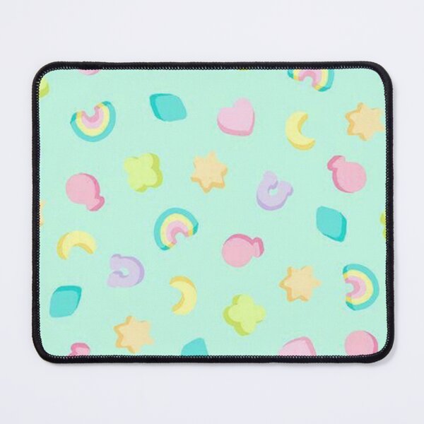 Item preview, Rainbow cereal marshmallow pattern designed and sold by Madison Creates.