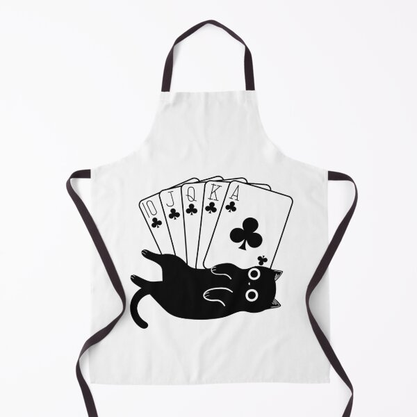 Item preview, Fainting Cat w/ Royal Flush Poker Hand designed and sold by GoblinBoutique.