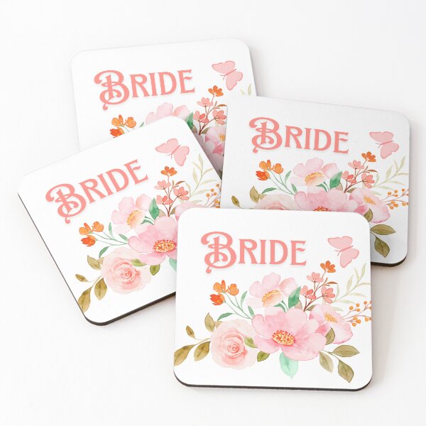 Item preview, Pink Floral Bride designed and sold by indepthdesigns.