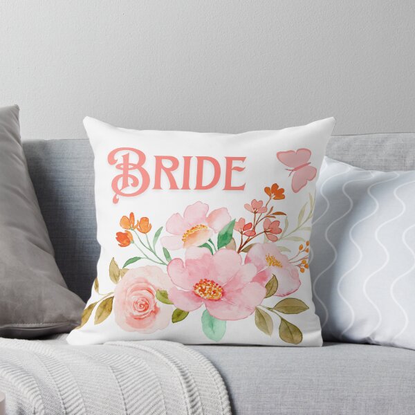 Artikelvorschau, Rosa Blumen Braut entworfen und verkauft von indepthdesigns.