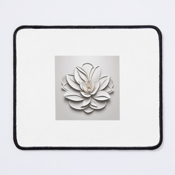 Item preview, White elegant flower designed and sold by VeLogomaker.