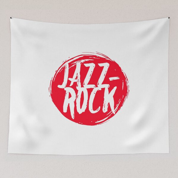 Item preview, Jazz-Rock in red designed and sold by BlackLineWhite.