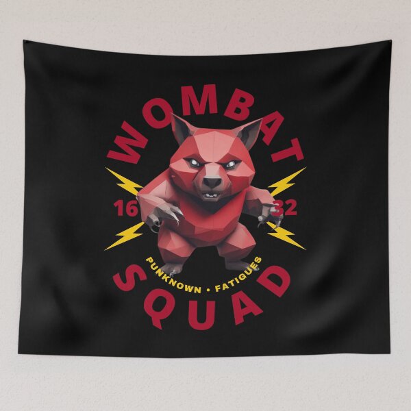 Item preview, Wombat Squad designed and sold by pUNKnown.