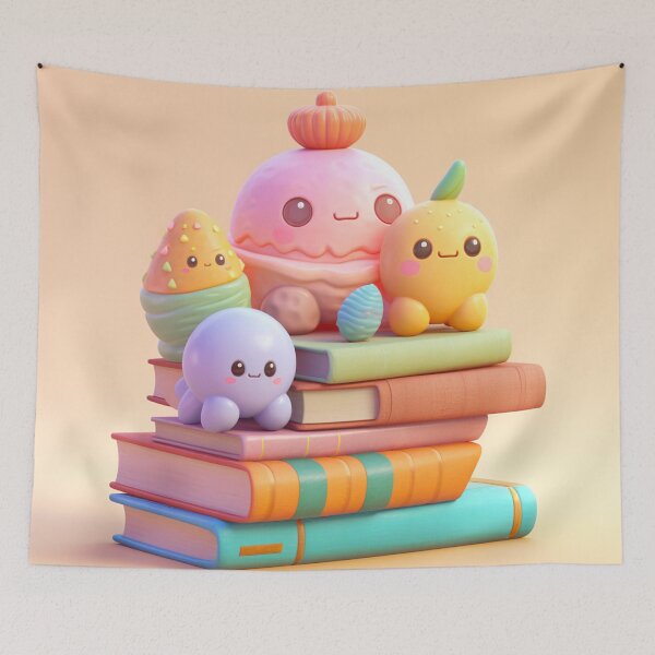 Item preview, illustration books in the style of kawaii art designed and sold by Nanthikan.