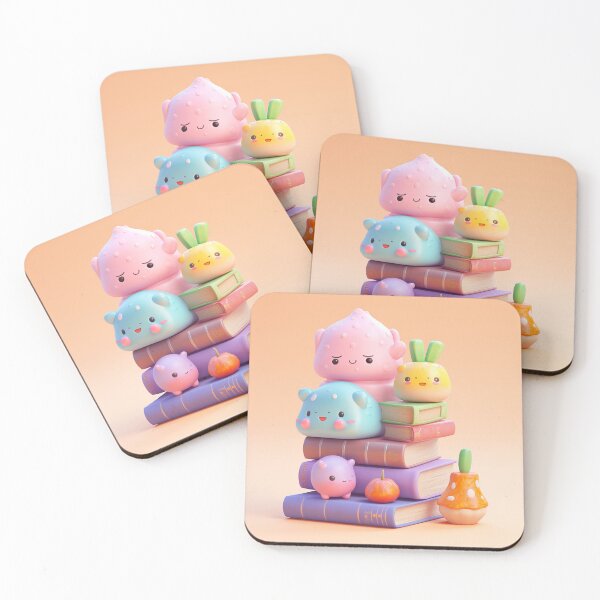 Item preview,  illustration books in the style of kawaii art designed and sold by Nanthikan.