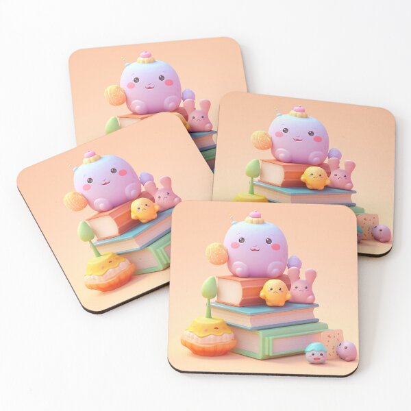 Item preview,  illustration books in the style of kawaii art designed and sold by Nanthikan.