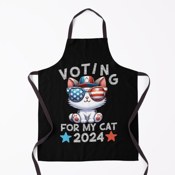 Item preview, Voting for my cat 2024 election humor designed and sold by EvergreenWhimsy.