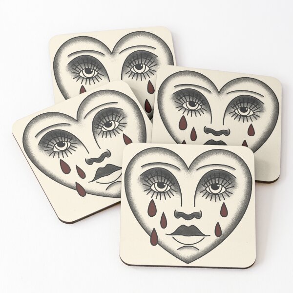 Item preview, American Traditional Heart Woman designed and sold by lauren-faith.