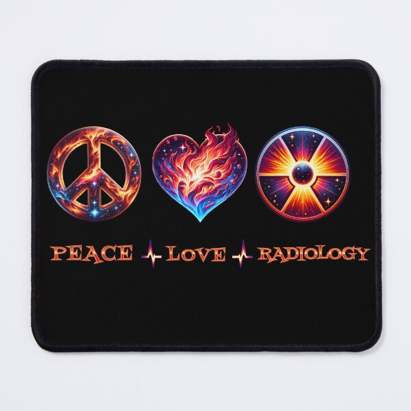 Item preview, Peace Love Radiology designed and sold by BookwormBlossom.