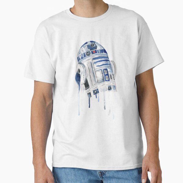 Vista previa del artículo con la obra «Acuarela de Star Wars R2D2 », diseñado y vendido por Sam Morton - Heart Art.
