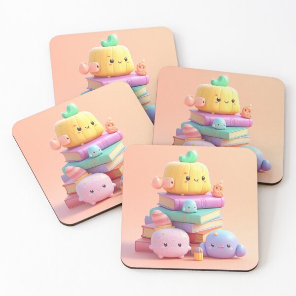 Item preview, illustration books in the style of kawaii art designed and sold by Nanthikan.