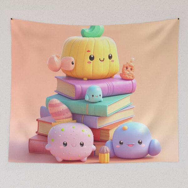 Item preview, illustration books in the style of kawaii art designed and sold by Nanthikan.