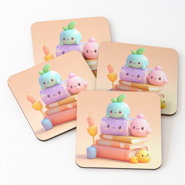 Item preview, illustration books in the style of kawaii art designed and sold by Nanthikan.