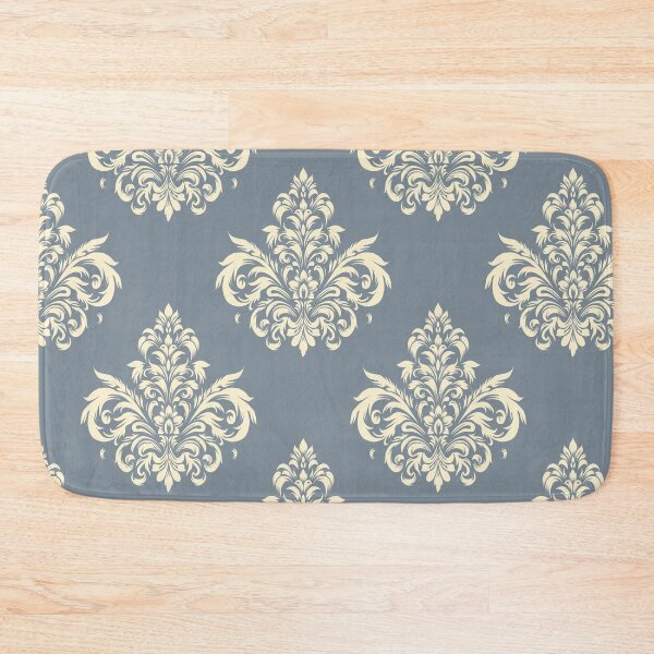Item preview, Elegant Damask Floral Pattern in Beige and Gray designed and sold by Opart Srinok.