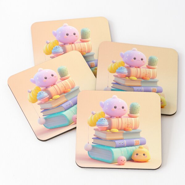 Item preview,  illustration books in the style of kawaii art designed and sold by Nanthikan.