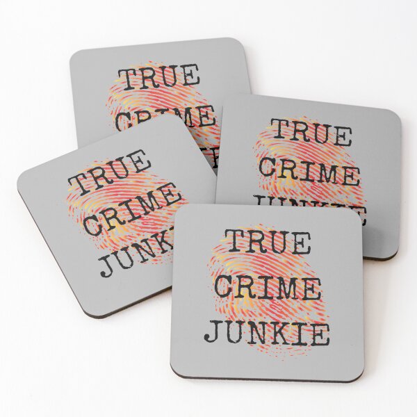 Item preview, True Crime Junkie - crime scene fingerprint designed and sold by MotherOfBears.