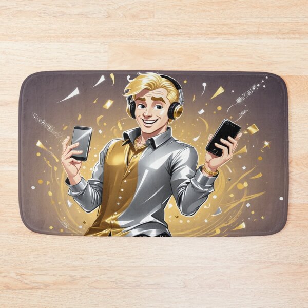 Item preview, Disco fan listens to music  designed and sold by Artbellachi.