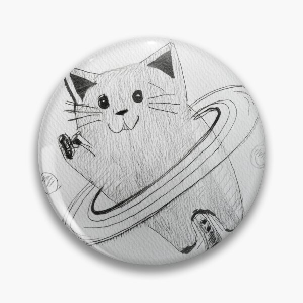 Item preview, Caturn Happy Cat Sticker designed and sold by CatStickershere.