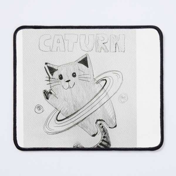 Item preview, Caturn Happy Cat Sticker designed and sold by CatStickershere.