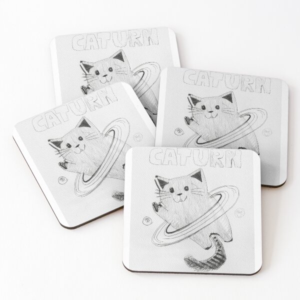 Item preview, Caturn Happy Cat Sticker designed and sold by CatStickershere.