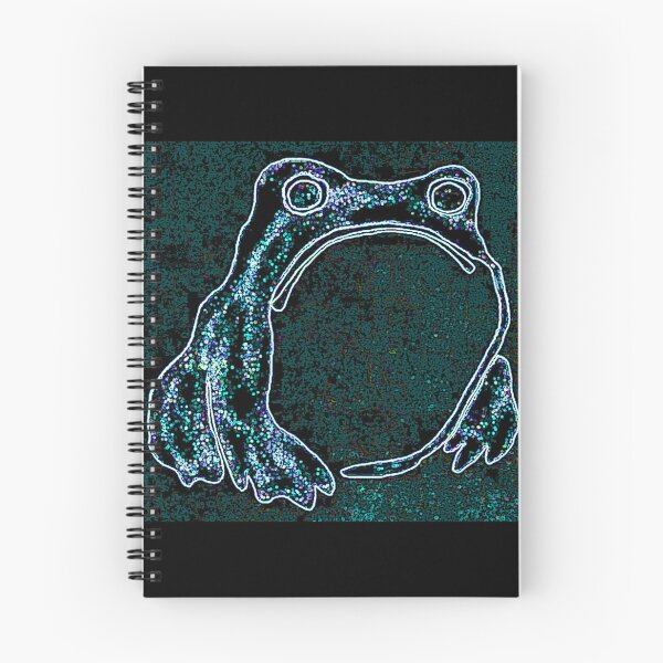 Item preview, Emerald Green Vintage Frog Art Modern Matsumoto Veda Digital Distortion designed and sold by kattakitty.