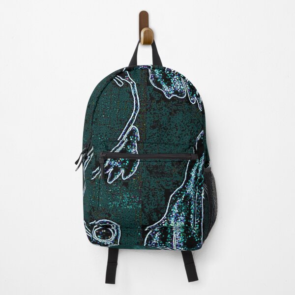 Item preview, Emerald Green Vintage Frog Art Modern Matsumoto Veda Digital Distortion designed and sold by kattakitty.