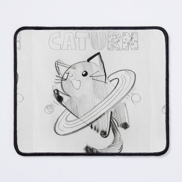 Aperçu de l'œuvre Chat de Saturne Sticker créée et vendue par CatStickershere.