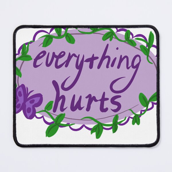 Item preview, Everything Hurts - Fibromyalgia and Chronic Pain designed and sold by ChronicCrafting.