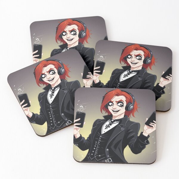 Item preview, Gothic man listens to music  designed and sold by Artbellachi.