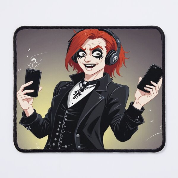 Item preview, Gothic man listens to music designed and sold by Artbellachi.
