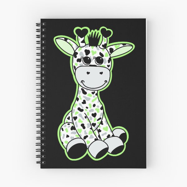 Item preview, Cute Agender Pride Flag Giraffe Green Gray Black White designed and sold by JoyfulJen.