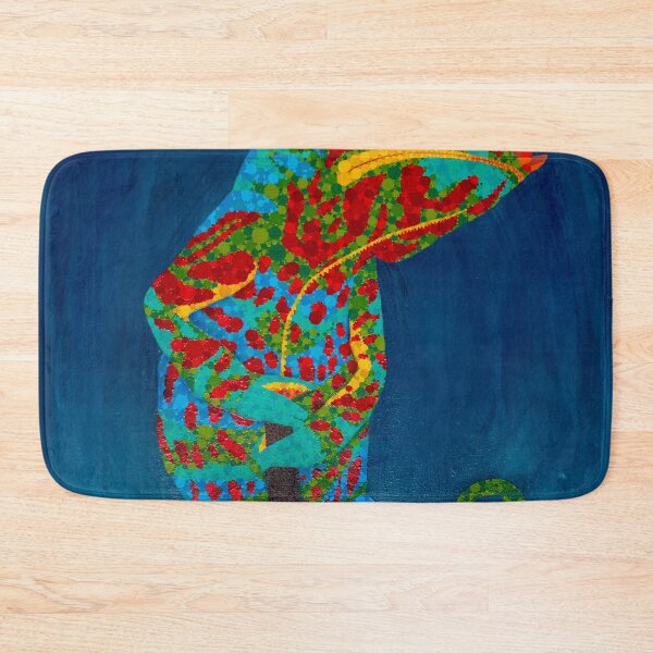 Item preview,  "Multicolored Chameleon: Portrait of Elegance" designed and sold by Pintarrajearte.