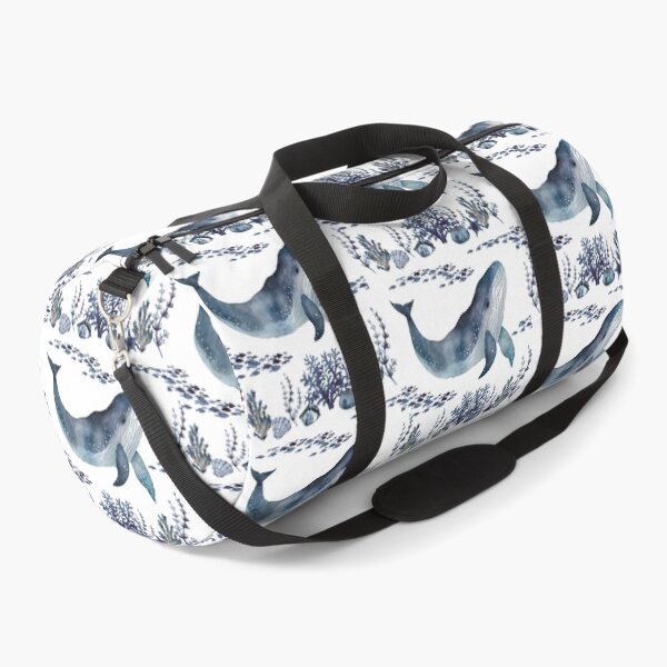 Item preview, Whale Under the Sea Navy Blue designed and sold by SeaStarAlex.