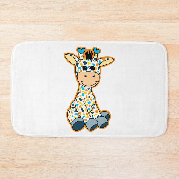 Item preview, Cute AroAce Pride Flag Giraffe Orange Yellow Blue White designed and sold by JoyfulJen.